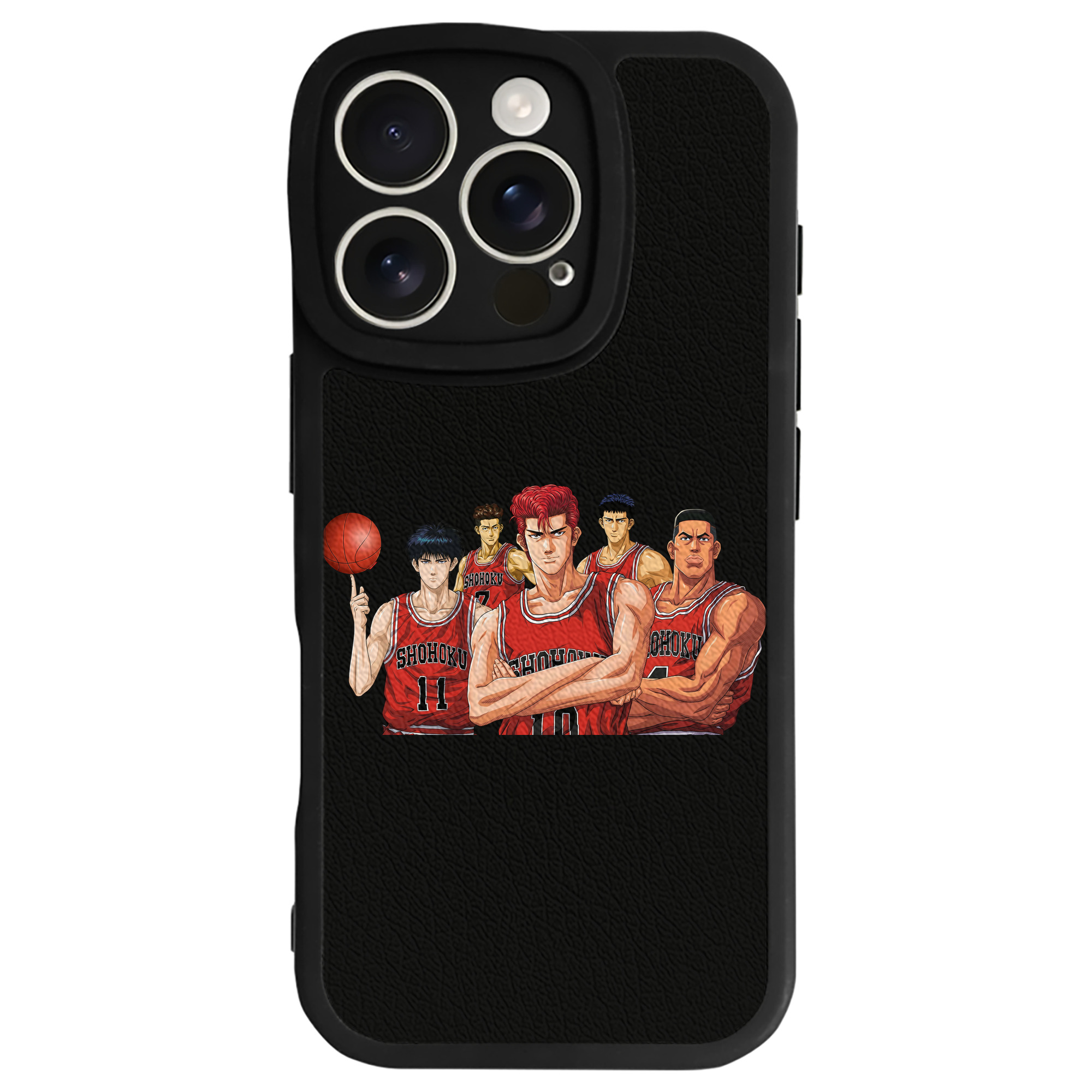 （画像用） SLAM DUNK／スラムダンク 【iPhone 16シリーズ対応】シリコンスマホケース（レザー調） 材質：シリコン